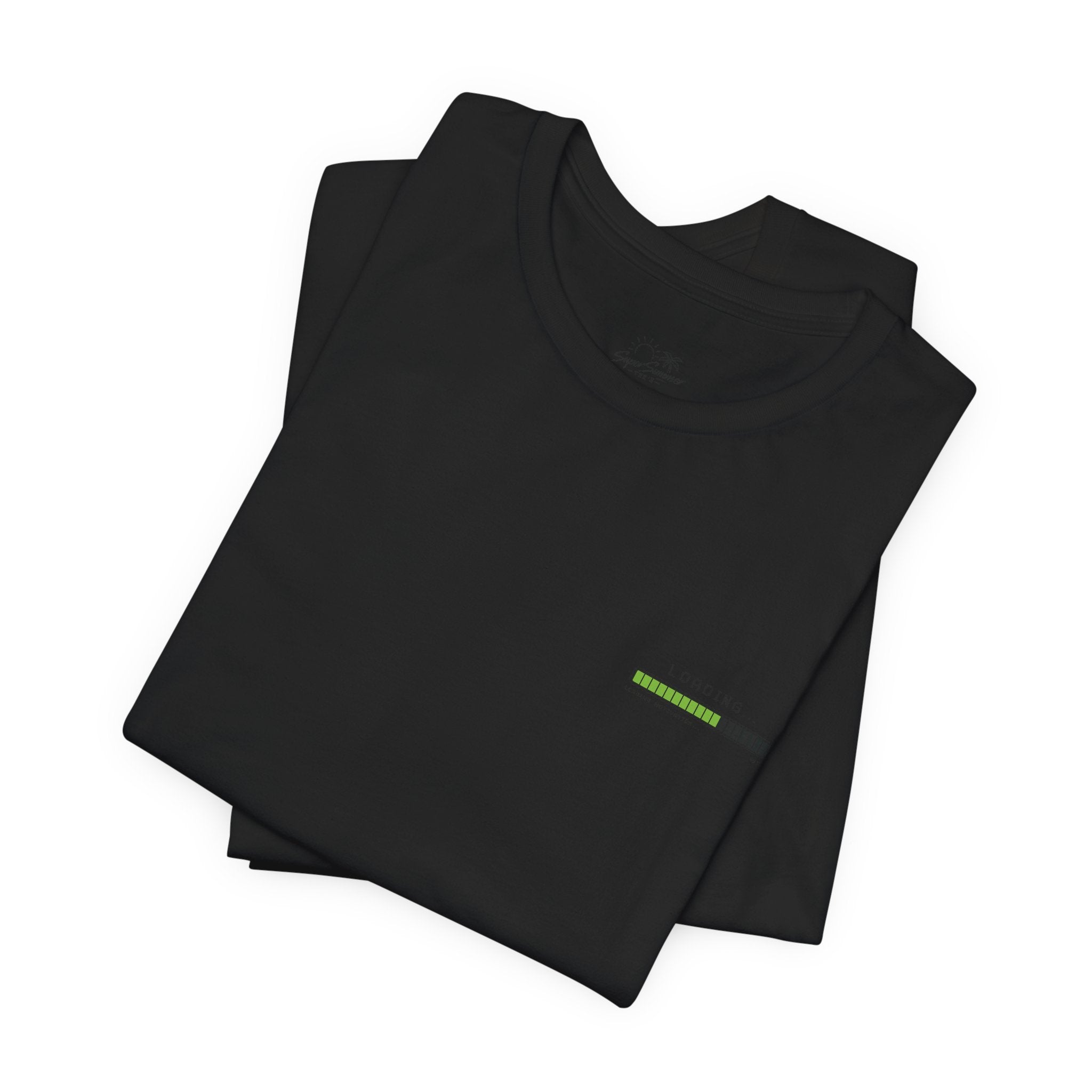 Loading Progress T‑Shirt — Minimal Tech Graphic Tee
