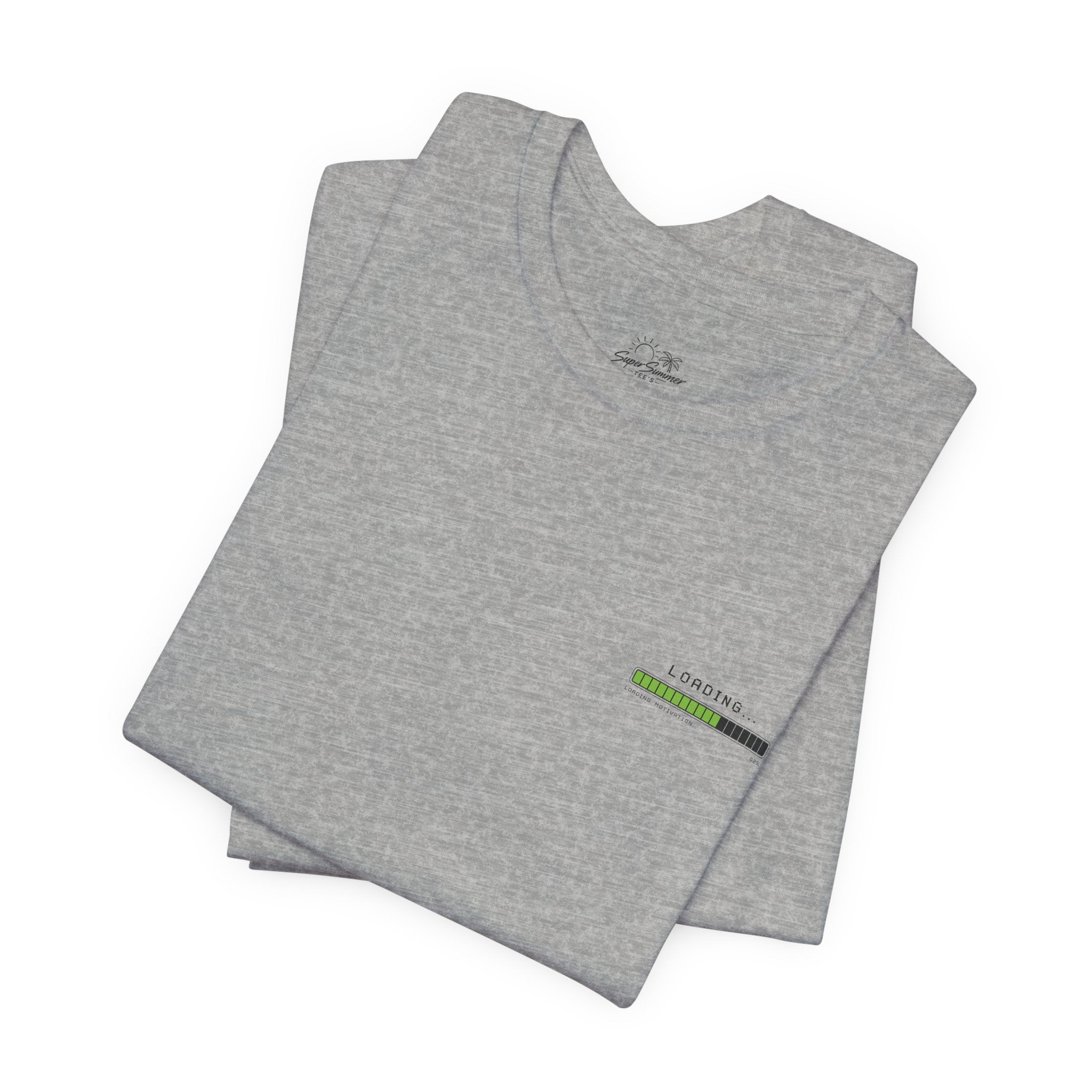 Loading Progress T‑Shirt — Minimal Tech Graphic Tee