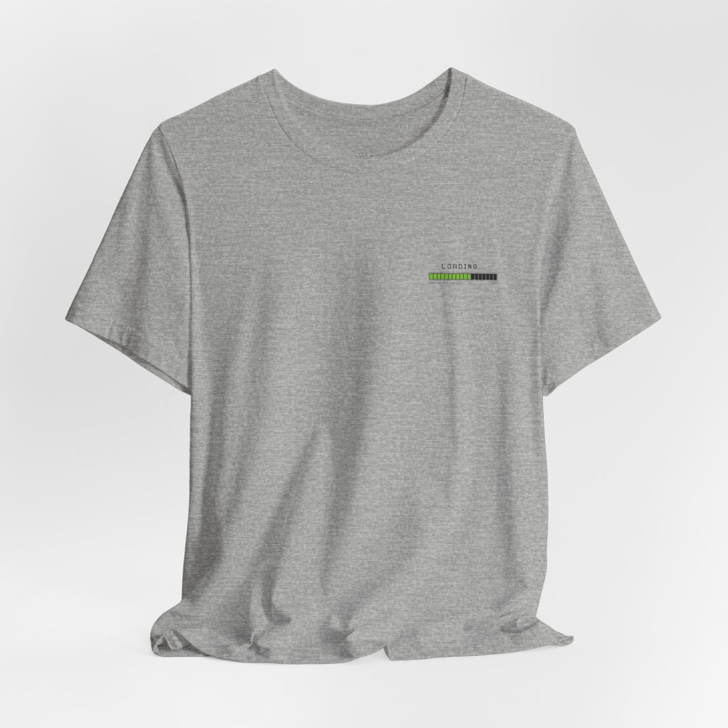 Loading Progress T‑Shirt — Minimal Tech Graphic Tee