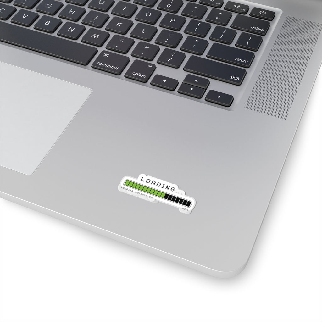 Loading Motivation Sticker — Funny Progress Bar Laptop Decal
