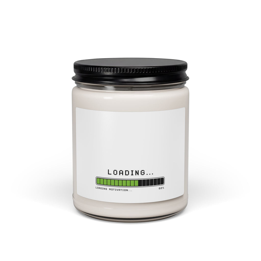Loading… Progress Bar Soy Candle (9 oz) – Relaxing Scented Jar Gift