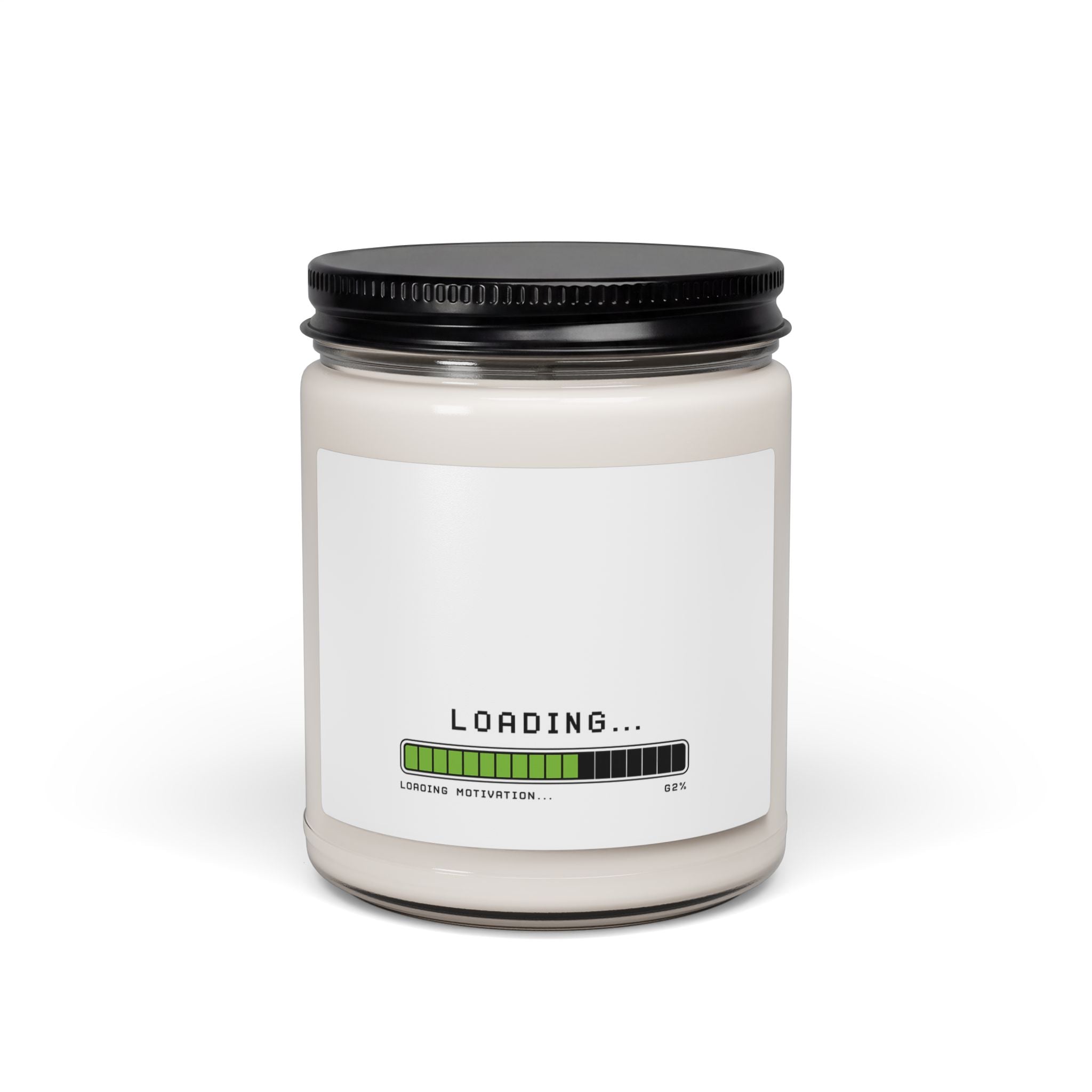 Loading… Progress Bar Soy Candle (9 oz) – Relaxing Scented Jar Gift