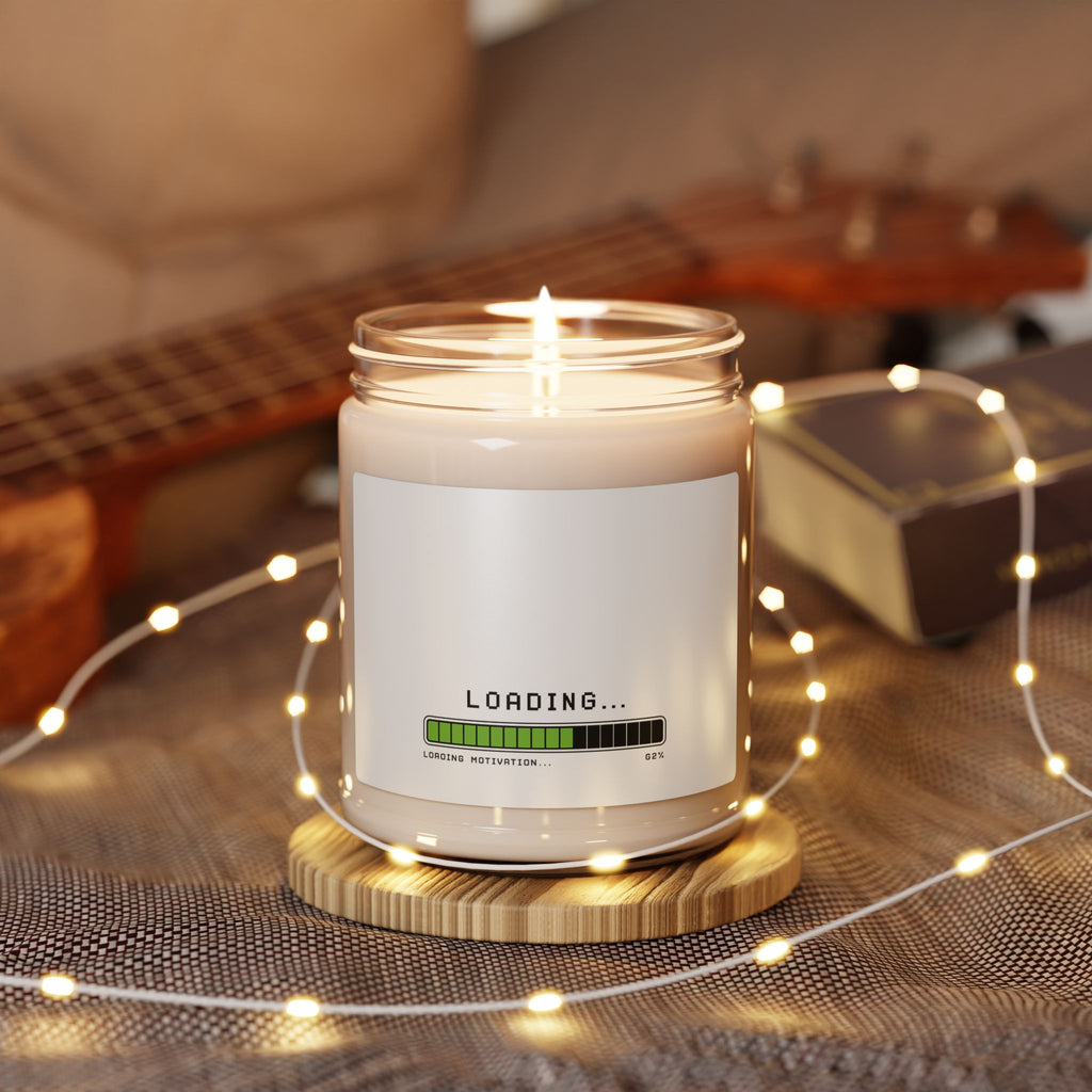 Loading… Progress Bar Soy Candle (9 oz) – Relaxing Scented Jar Gift