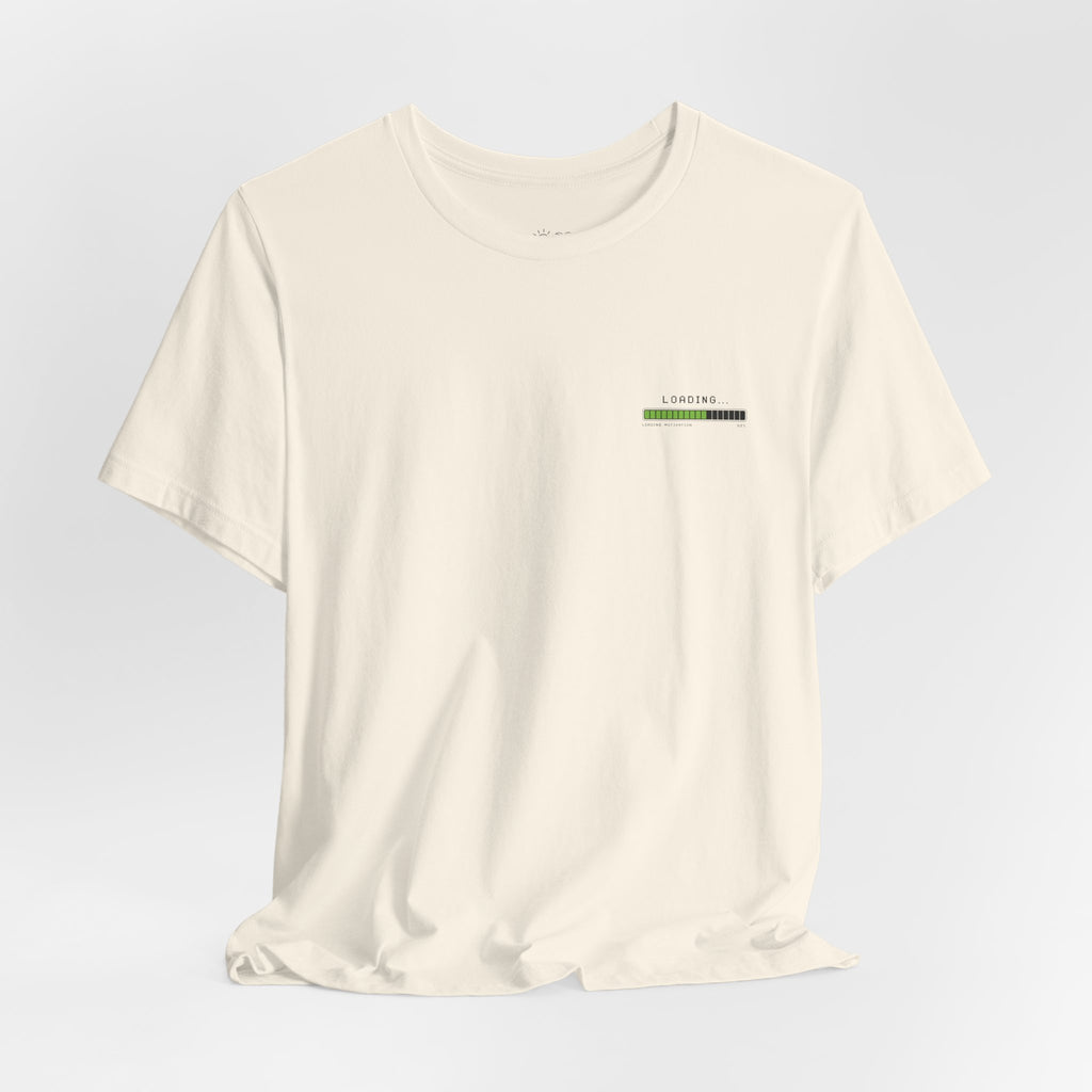 Loading Progress T‑Shirt — Minimal Tech Graphic Tee