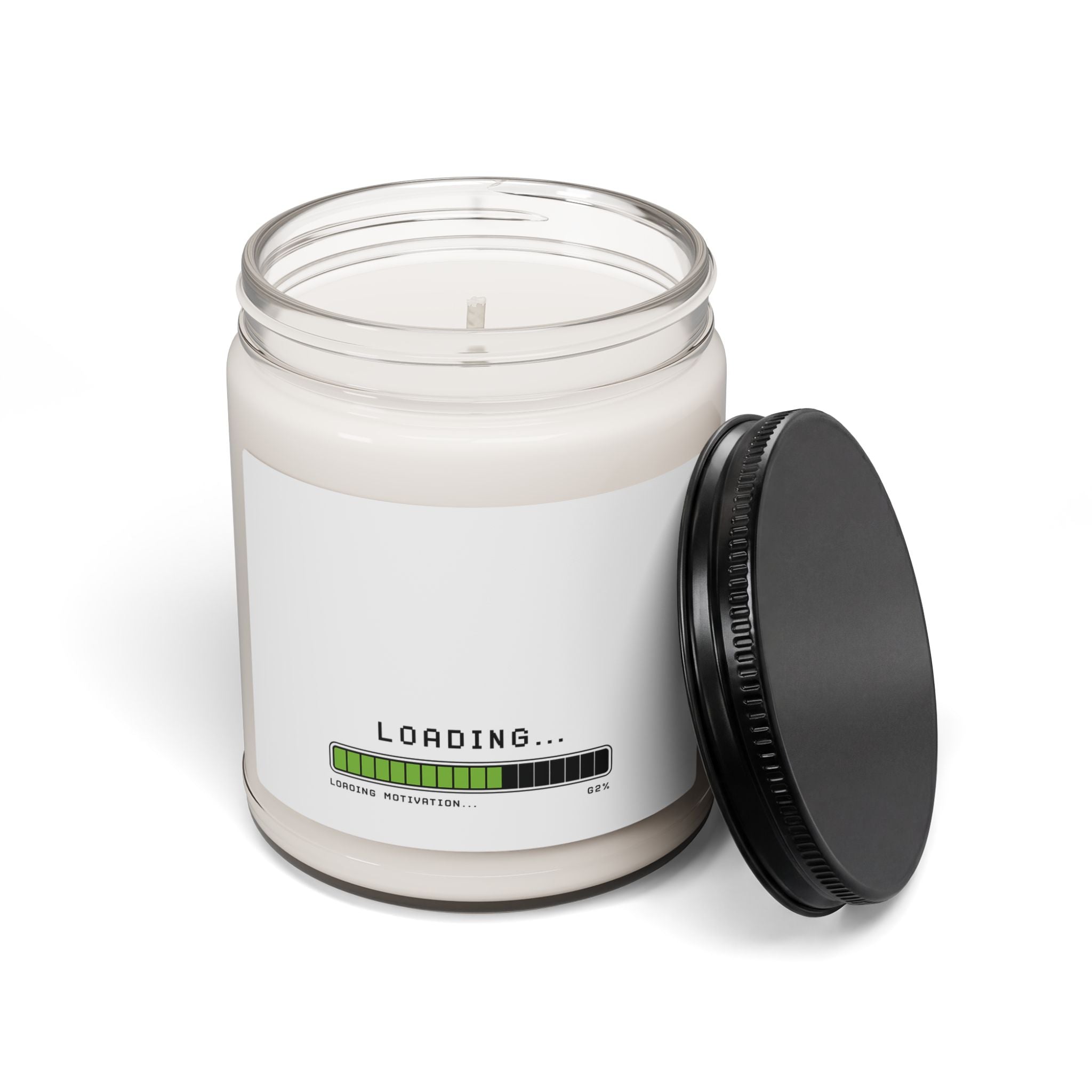 Loading… Progress Bar Soy Candle (9 oz) – Relaxing Scented Jar Gift