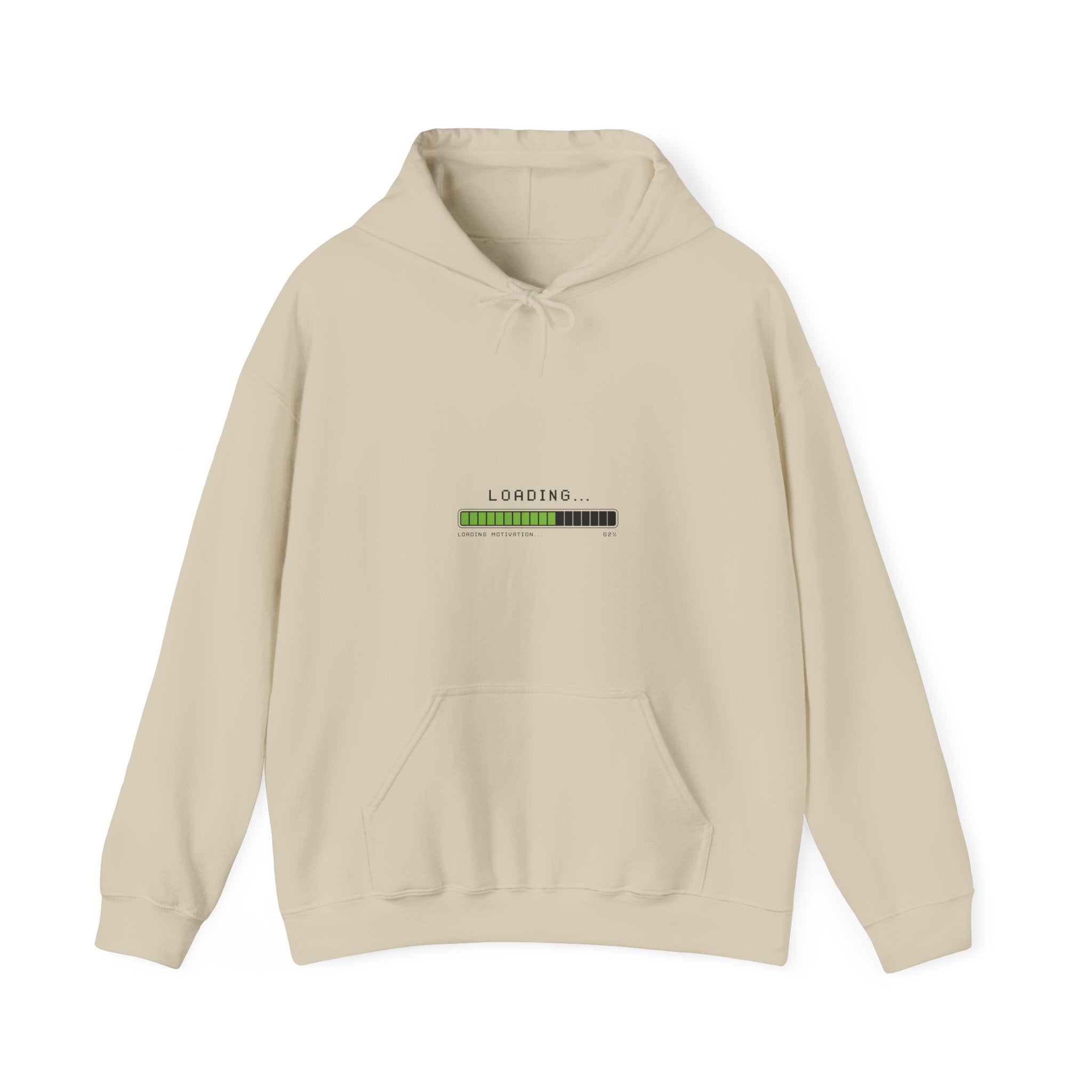 Loading Progress Bar Hoodie — Minimal Tech Graphic Pullover